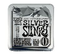 Ernie Ball John Mayer Silver Slinky Electric Guitar Strings, 10.5-47, 3-Pack Tin