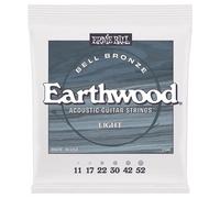 Ernie Ball Light Earthwood Bell Bronze Acoustic Guitar Strings 11-52