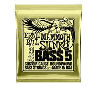 Ernie Ball Mammoth Slinky Nickel Wound 5-String Bass Strings 55-145