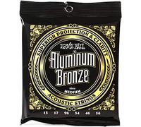 Ernie Ball Medium Aluminum Bronze Acoustic Guitar Strings - 13-56 Gauge
