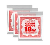 Ernie Ball Nickel Wound Single Guitar Strings 3-Pack .018 3-Pack (.018 3-Pack)