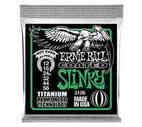 Ernie Ball Not Even Slinky Coated Titanium RPS Electric Guitar Strings - 12-56 Gauge