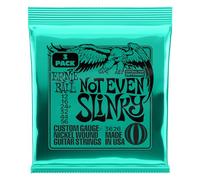 Ernie Ball Not Even Slinky Nickel Wound Electric Guitar Strings 3-Pack - 12-56 Gauge