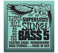 Ernie Ball 2850 Slinky Super Long Scale 5 String Bass Set 45-130