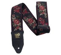 Ernie Ball P04142 Classic Jaquard Strap Red Rose
