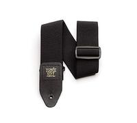 Ernie Ball P04143 Stretch Comfort Strap, Black, 2inches