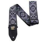 Ernie Ball Guitar Strap Tribal Silver Jacquard