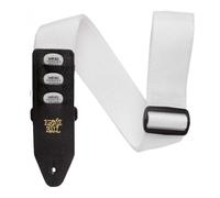 Ernie Ball White Polypro Pickholder Strap