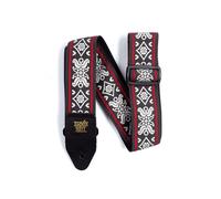 Ernie Ball P04669 Polypro Jacquard Strap Blackjack Red