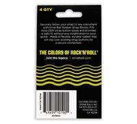 Ernie Ball P05622 Strap Blocks Pack Of 4 Green