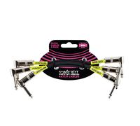 Ernie Ball P06050 6" Patch Cable 3 Pack Black