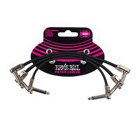 Ernie Ball P06221 6" Flat Ribbon Patch Cable 3 Pack