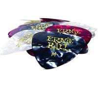 Ernie Ball P09166 Medium Assorted Color Pearloid Cellulose Picks bag of 24