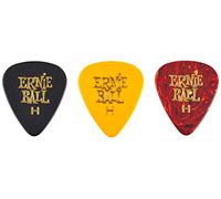 Ernie Ball P09180 Heavy Assorted Color Cellulose Picks, bag of 12
