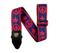 Ernie Ball Peace Love Dove Red/Blue Jacquard Guitar Strap