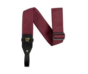 Ernie Ball Polypro Acoustic Guitar Strap - Burgundy