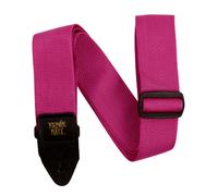 Ernie Ball Polypro Guitar Strap in Raspberry and Black