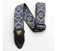 Ernie Ball Polypro Jacquard Guitar Strap, Blue Tribal