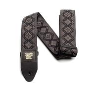 Ernie Ball Polypro Jacquard Guitar Strap, Regal Black