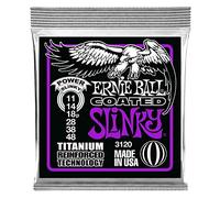 Ernie Ball Power Slinky Coated Titanium RPS Electric Guitar Strings - 11-48 Gauge