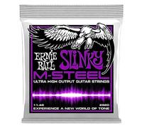 Ernie Ball Power Slinky M-Steel Electric Guitar Strings - 11-48 Gauge