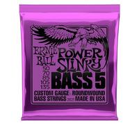 Ernie Ball Power Slinky 5-String Nickel Wound Electric Bass Strings - 50-135 Gauge