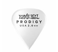 ERNIE BALL PRODIGY GUITAR PICKS PLECTRUMS 2.0MM - WHITE - SHARP - 6 PACK P09341