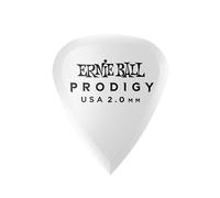 Ernie Ball 2.0 mm White Standard Prodigy Picks 6-Pack