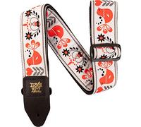 Ernie Ball Red Bird Winter Jacquard Guitar Strap