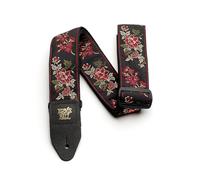 Ernie Ball Red Rose Jacquard Guitar Strap
