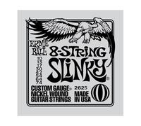 Ernie Ball Regular Slinky 2625 8-String Nickel Guitar Strings 10-74