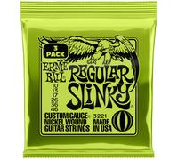 Ernie Ball Regular Slinky 3 Set Pack Yellows 10-46