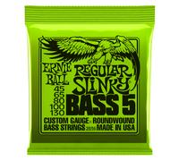 Ernie Ball Regular Slinky 5-String 45-130 Nickel Bass Strings, Long Scale
