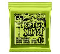 Ernie Ball Regular Slinky Electric Guitar Strings 3-Pack (10-46 Gauge)