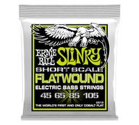 Ernie Ball Regular Slinky Flatwound Electric Bass Strings - Short Scale - 45-105