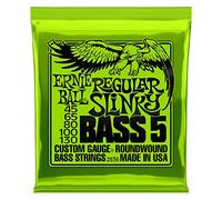 Ernie Ball Regular Slinky Nickel Wound 5-String Electric Bass Strings 45-130 Gauge