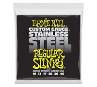 Ernie Ball Regular Slinky Stainless Steel Wound Electric Guitar Strings - 10-46 Gauge