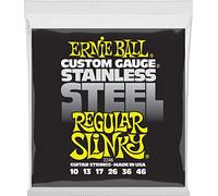 Ernie Ball Regular Slinky Stainless Steel Wound Electric Guitar Strings - 10-46 Gauge