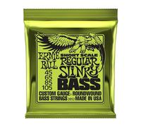Ernie Ball Short Scale Bass Guitar Strings (.045 - .105 Regular Slinky)