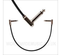 Ernie Ball Single Flat Ribbon Patch Cable - 1/4" Jacks - Choice of 3" 6" 12" 24"
