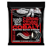 Ernie Ball Electric Guitar Strings Skinny Top Heavy Bottom Slinky Cobalt 7-String 10-62 Gauge