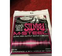 Ernie Ball Electric Guitar Strings Super Slinky M-Steel 9-42 Gauge
