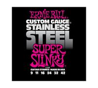 Ernie Ball Stainless Steel Super Slinky 2248 Guitar Strings 9-42