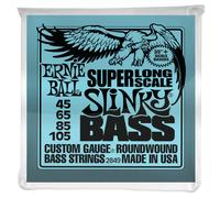 Ernie Ball Super Long Slinky Nickel 45-105 Bass Strings, Extra Long Scale