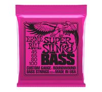 Ernie Ball Super Slinky 2834 Nickel Bass Guitar Strings 45-100