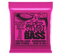 Ernie Ball Super Slinky 45-100 Nickel Bass Guitar Strings, Long Scale P02834
