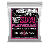 Ernie Ball Super Slinky Flatwound Electric Bass Strings - 45-100 Gauge