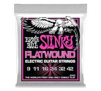 Ernie Ball Super Slinky Flatwound Electric Guitar Strings 9-42 Gauge (P02593)