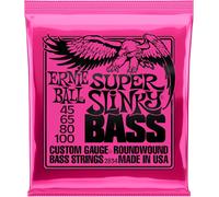 Ernie Ball Super Slinky Nickel Wound Electric Bass Strings - 45-100 Gauge