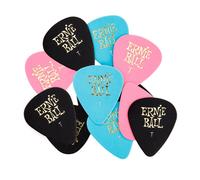 Ernie Ball Thin Assorted Color Cellulose Picks, bag of 12